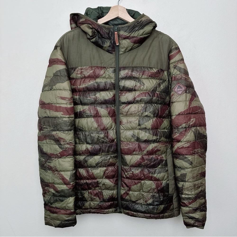 Burton Mens Xlarge Insulated Camo Outdoor Puffer Jacket - Picture 1 of 16